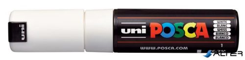 Dekormarker, 4,5-5,5 mm, UNI "Posca PC-7M", fehér