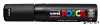 Dekormarker, 4,5-5,5 mm, UNI "Posca PC-7M", fekete