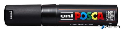 Dekormarker, 4,5-5,5 mm, UNI "Posca PC-7M", fekete