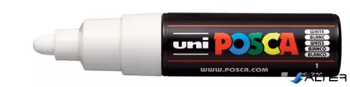 Dekormarker, 4,5-5,5 mm, UNI "Posca PC-7M", fehér