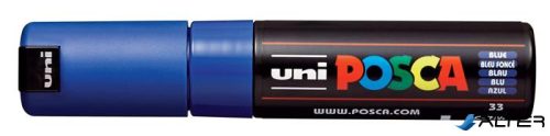 Dekormarker, 4,5-5,5 mm, UNI "Posca PC-7M", kék