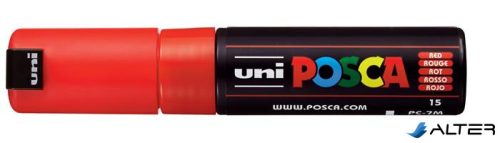 Dekormarker, 4,5-5,5 mm, UNI "Posca PC-7M", piros