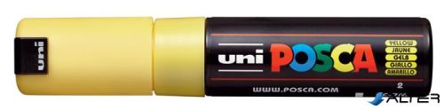 Dekormarker, 4,5-5,5 mm, UNI "Posca PC-7M", sárga