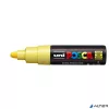 Dekormarker, 4,5-5,5 mm, UNI "Posca PC-7M", sárga