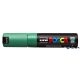 Dekormarker, 4,5-5,5 mm, UNI "Posca PC-7M", zöld