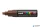 Dekormarker, 8 mm, vágott, UNI "Posca PC-8K", barna