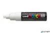 Dekormarker, 8 mm, vágott, UNI "Posca PC-8K", fehér