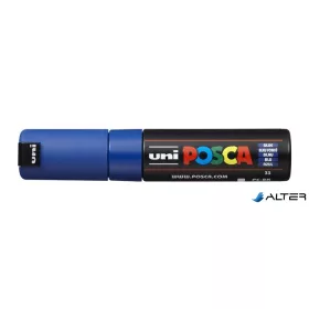   Dekormarker, 8 mm, vágott, UNI "Posca PC-8K", kék