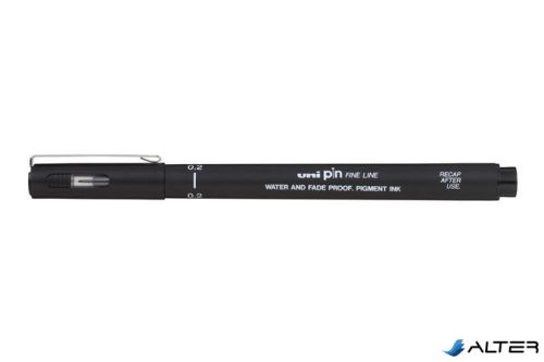 Rajzmarker, 0,2 mm, UNI PIN, fekete