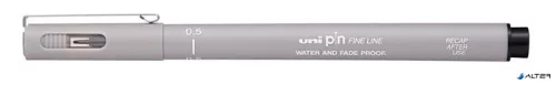 Rajzmarker, 0,5 mm, UNI PIN, világosszürke