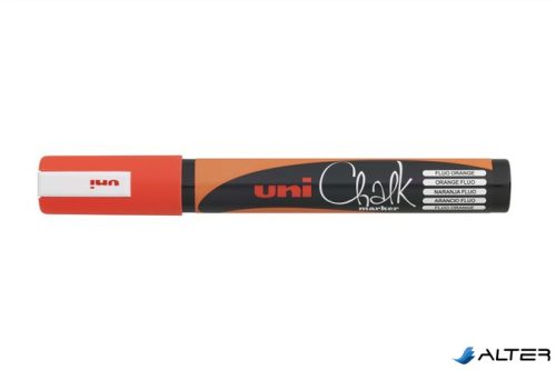 Krétamarker, 1,8-2,5 mm, UNI 'PWE-5M', fluor narancs