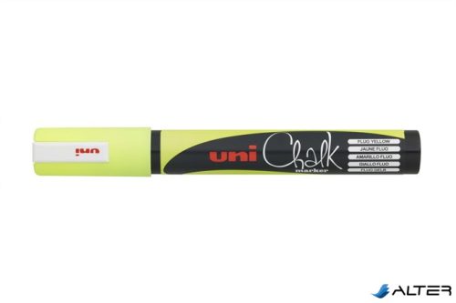 Krétamarker, 1,8-2,5 mm, UNI "PWE-5M", fluor sárga