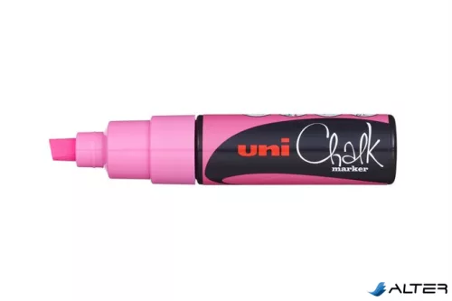 Krétamarker, 8 mm, UNI "PWE-8K", fluor rózsaszín