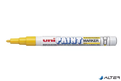 Lakkmarker, 0,8-1,2 mm, UNI "PX-21", sárga