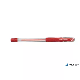   Golyóstoll, 0,3 mm, kupakos, UNI "SG-100 Lakubo", piros