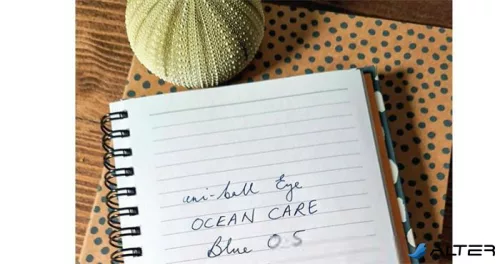 Rollertoll, 0,3 mm, UNI "UB-150 Ocean Care", kék