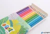 Színes ceruza készlet, kerek, COOL BY VICTORIA "Pastel", 12 pasztell szín