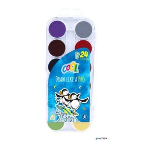 Vízfesték, 24 szín, 24 mm, COOL BY VICTORIA