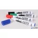 Táblamarker készlet, 1-3 mm, kúpos, VICTORIA VISUAL 'City', 4 különböző szín