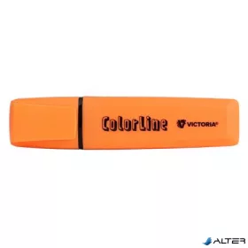   Szövegkiemelő, 1-5 mm, VICTORIA OFFICE, "ColorLine", narancssárga