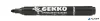 Alkoholos marker, 1-3 mm, kúpos, VICTORIA OFFICE, "Gekko", fekete