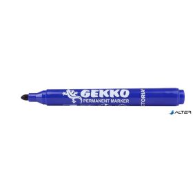   Alkoholos marker, 1-3 mm, kúpos, VICTORIA OFFICE, "Gekko", kék