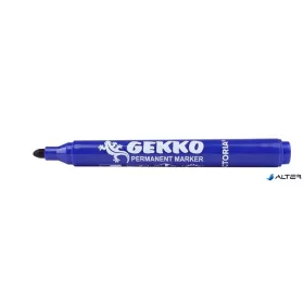   Alkoholos marker, 1-3 mm, kúpos, VICTORIA OFFICE, 'Gekko', kék