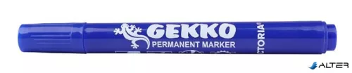 Alkoholos marker, 1-3 mm, kúpos, VICTORIA OFFICE, "Gekko", kék