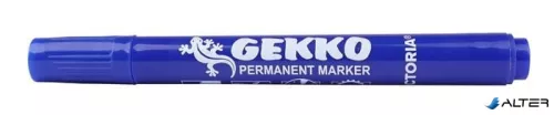 Alkoholos marker, 1-3 mm, kúpos, VICTORIA OFFICE, "Gekko", kék