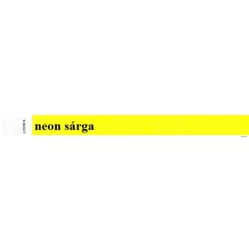 Karszalag, 3/4', tyvek, neon sárga