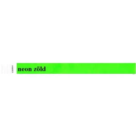 Karszalag, 3/4', tyvek, neon zöld