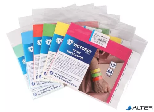 Karszalag, 3/4", tyvek, türkiz, VICTORIA OFFICE