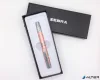 Golyóstoll, 0,24 mm, teleszkópos, rose gold színű tolltest, ZEBRA "SL-F1", kék