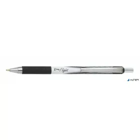   Golyóstoll, 0,34 mm, nyomógombos, ZEBRA "Z-Grip Flight", fekete