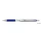 Golyóstoll, 0,34 mm, nyomógombos, ZEBRA "Z-Grip Flight", kék