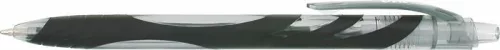 Golyóstoll, 0,27 mm, nyomógombos, ZEBRA "OLA", fekete