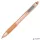 Golyóstoll, 0,27 mm, nyomógombos, ZEBRA "Z-Grip Smooth Rose Gold", kék
