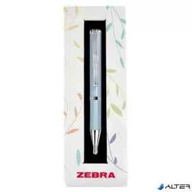   Golyóstoll, 0,24 mm, teleszkópos, babakék tolltest, ZEBRA "SL-F1", kék