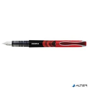 Töltőtoll, 0,6 mm, ZEBRA "Fountain pen", piros