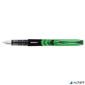 Töltőtoll, 0,6 mm, ZEBRA "Fountain pen", zöld