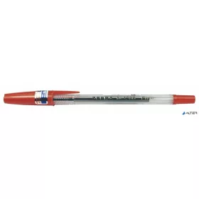   Golyóstoll, 0,24 mm, kupakos, ZEBRA "N-5200" piros