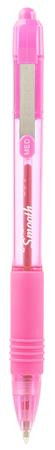 Golyóstoll, 0,27 mm, nyomógombos, ZEBRA 'Z-Grip Smooth', rózsaszín