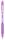Golyóstoll, 0,27 mm, nyomógombos, ZEBRA "Z-Grip Smooth", lila