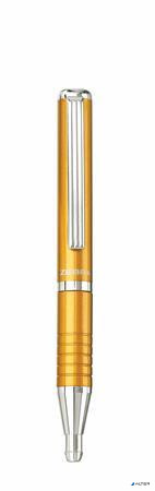 Golyóstoll, 0,24 mm, teleszkópos, arany színű tolltest, ZEBRA 'SL-F1', kék