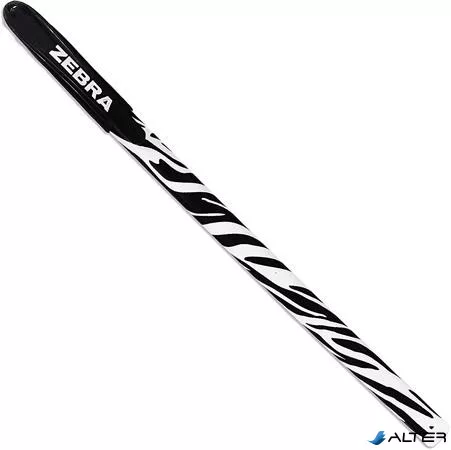 Golyóstoll, 0,27 mm, kupakos, vegyes testszín, ZEBRA "Animal Doodler'z", kék