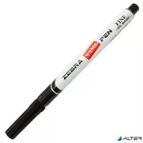   Alkoholos marker, 1,5 mm, kúpos, ZEBRA 'Name Pen Fine', fekete