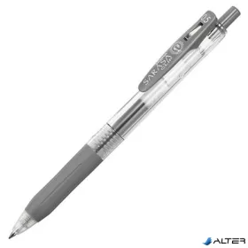   Zseléstoll, 0,33 mm, nyomógombos, ZEBRA "Sarasa Clip", szürke