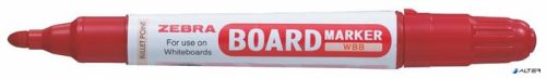 Táblamarker, 2,6 mm, kúpos, ZEBRA 'Board Marker', piros