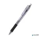 Golyóstoll, 0,21 mm, nyomógombos, ZEBRA "Tapli Clip ECO", fekete