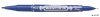 Alkoholos marker, 0,5/1,0 mm, kétvégű, ZEBRA "Mckie Extra Fine", kék